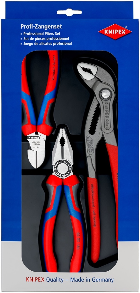 KNIPEX TOOL SET 3 PIECE