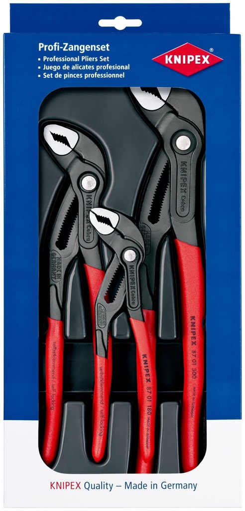 KNIPEX COBRA SET 3PC