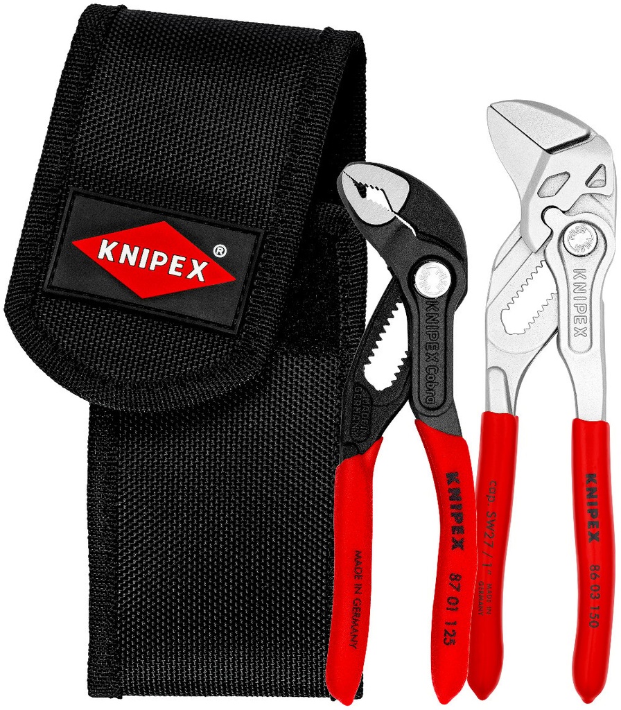 KNIPEX BELT POUCH W/ MINI PL 2 PIECE-AF