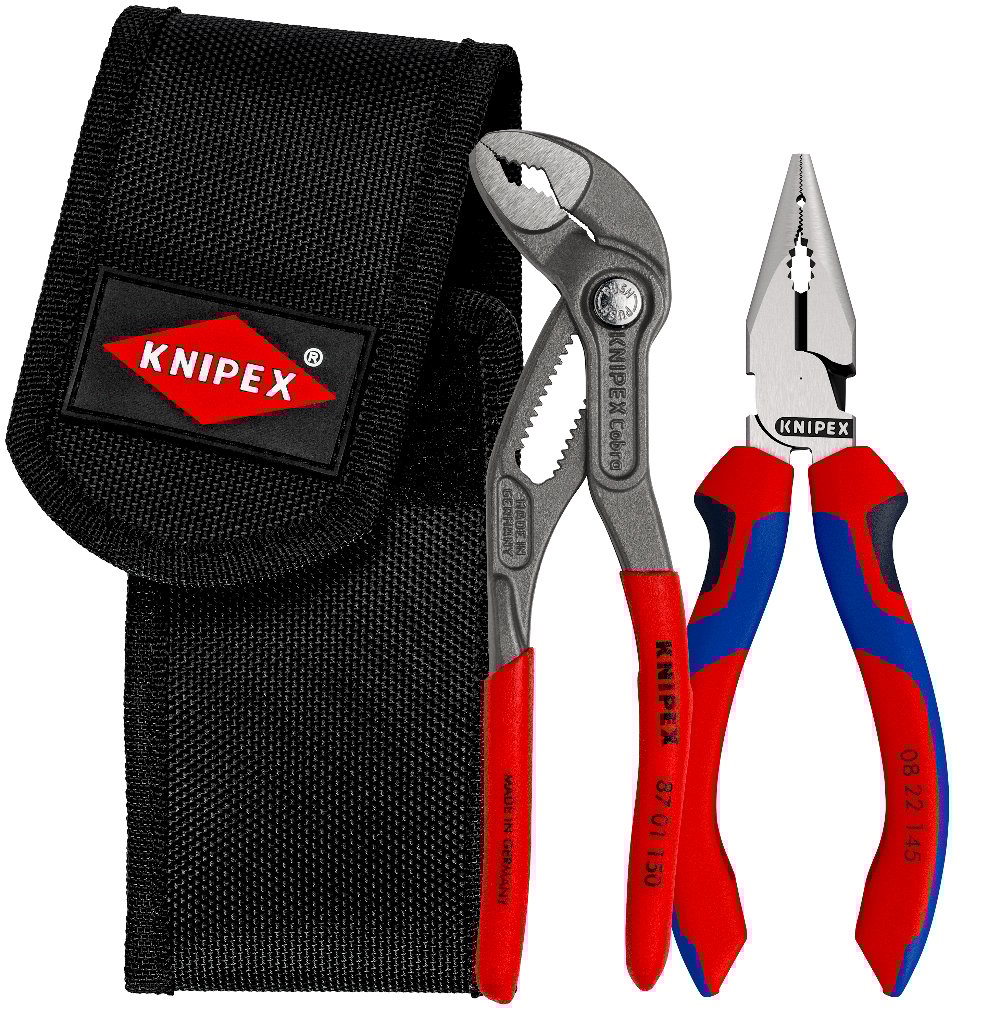 KNIPEX MINI PLIER SET IN BELT POUCH