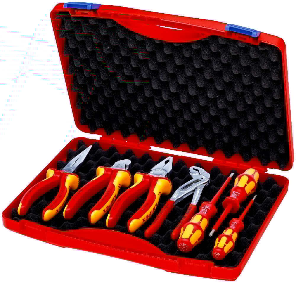 KNIPEX 1000V COMPACT TOOL SET 7PCS
