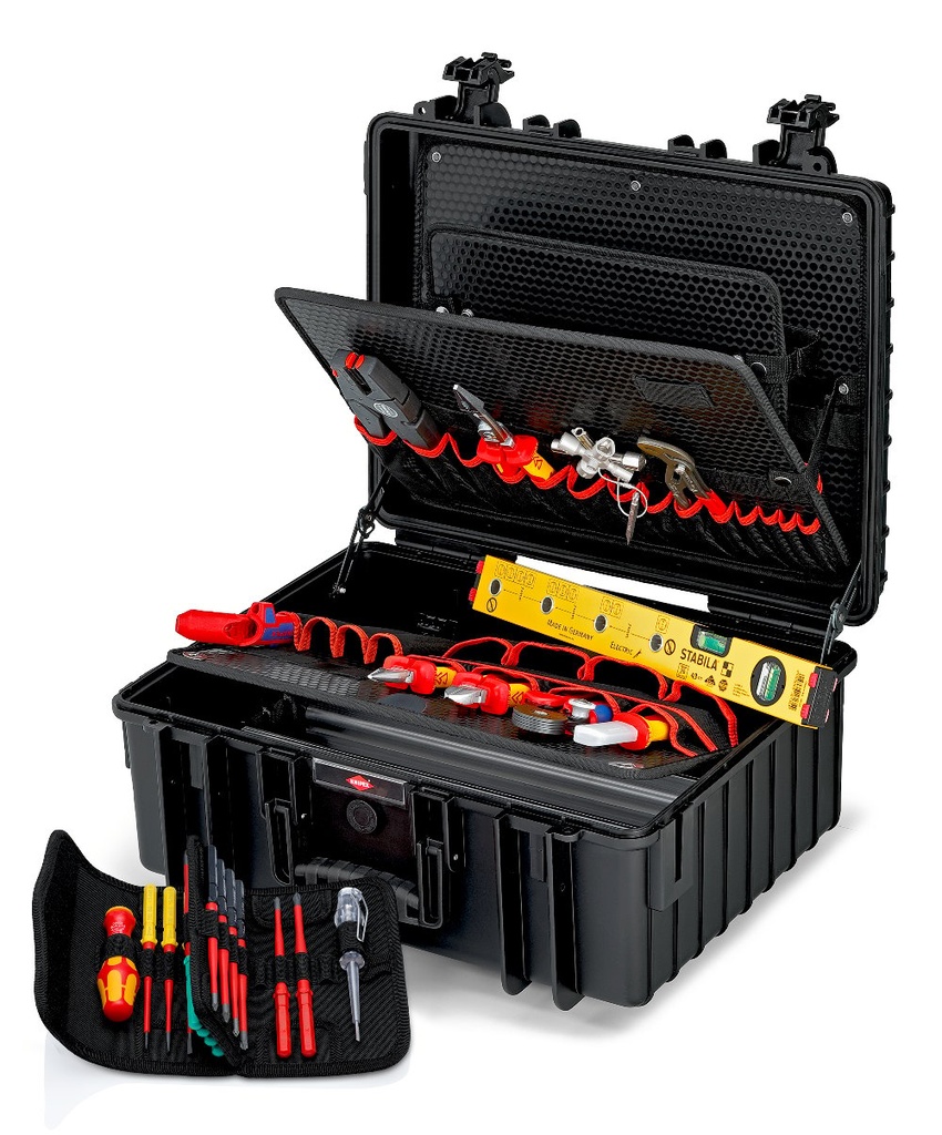 [180-002136] KNIPEX ELECTRIC TOOL SET 26 PIECE