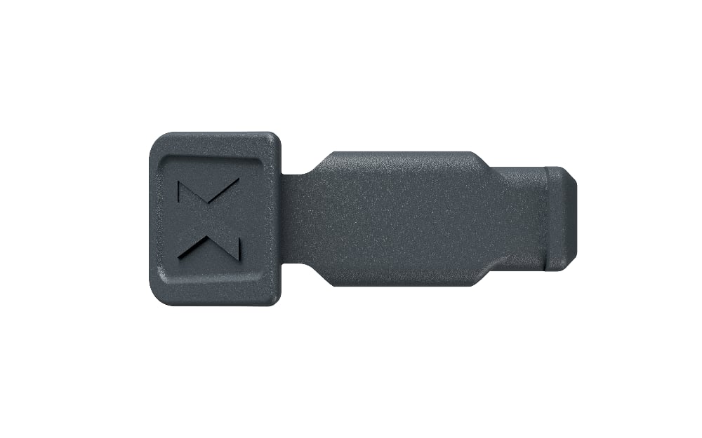 [180-006110CA] KNIPEXTEND COLOURED CLIPS DRK GREY 10PC