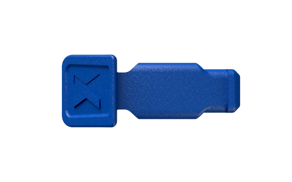 [180-006110CB] KNIPEXTEND COLOURED CLIPS BLUE 10PC