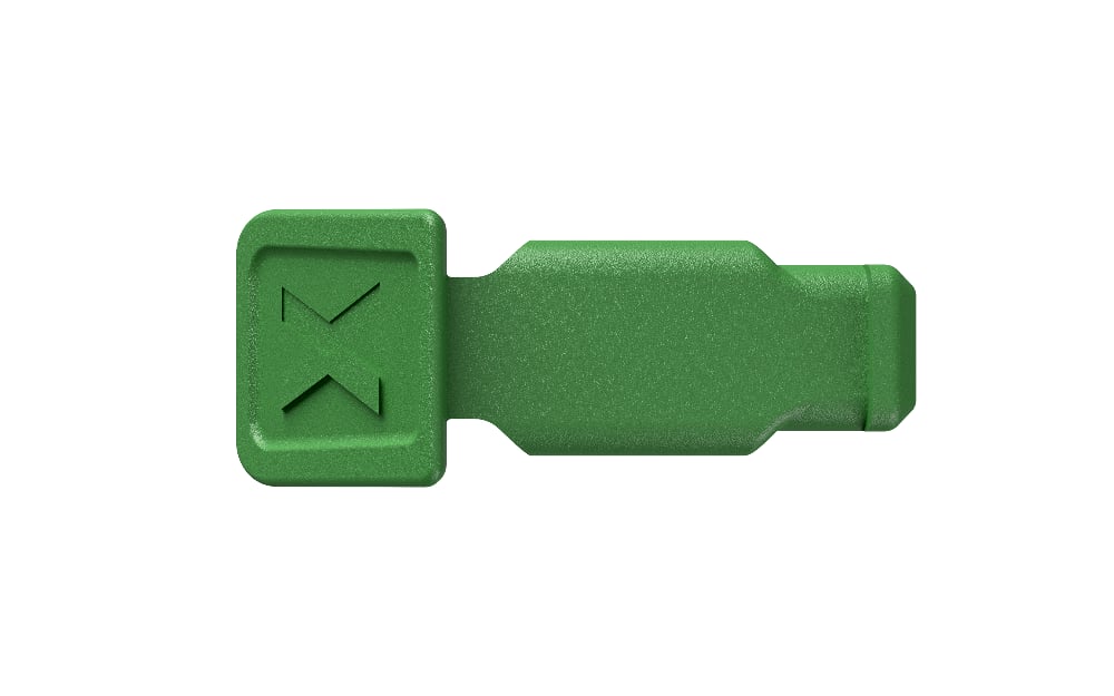 KNIPEXTEND COLOURED CLIPS GREEN 10PC