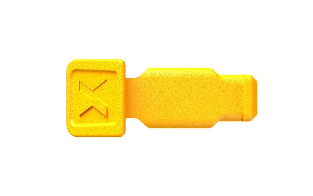 KNIPEXTEND COLOURED CLIPS YELLOW 10PC