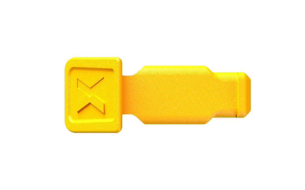 [180-006110CY] KNIPEXTEND COLOURED CLIPS YELLOW 10PC