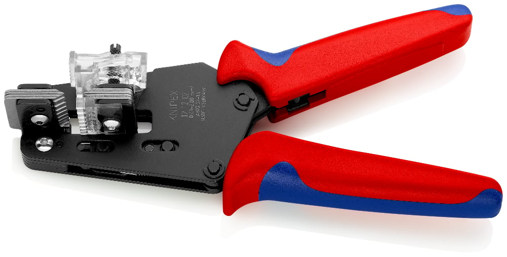 [180-121202] KNIPEX PREC INSULATION STRIPPER 195MM