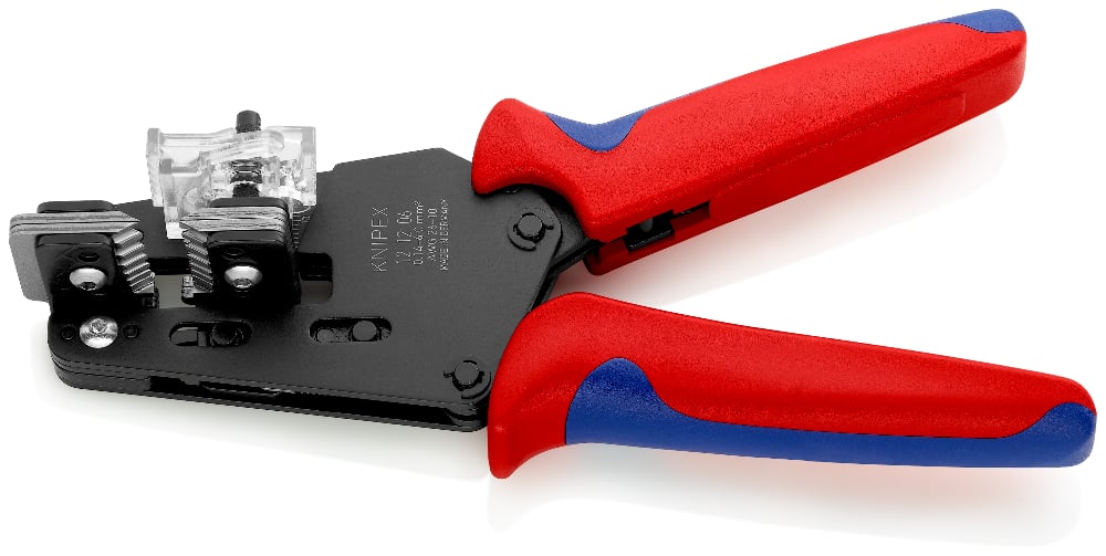[180-121206] KNIPEX PREC INSULATION STRIPPER 195MM