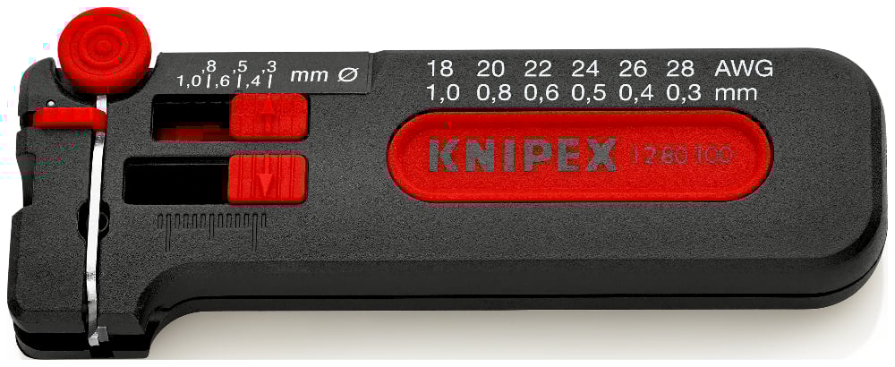 [180-1280100SB] KNIPEX MINI STRIPPING TOOL (AF)