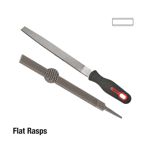 [180-131502CD] 131502CD Flat Rasp Second Cut - 250mm