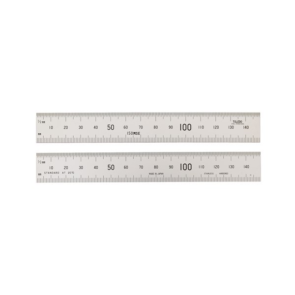 150MSE Stainless Steel Double Sided Rule Metric - 150mm