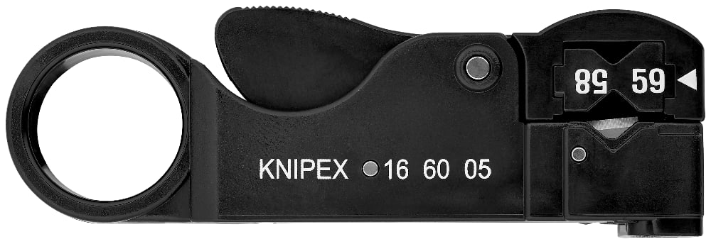 [180-166005SB] KNIPEX COAX-STRIPPING TOOL 105MM
