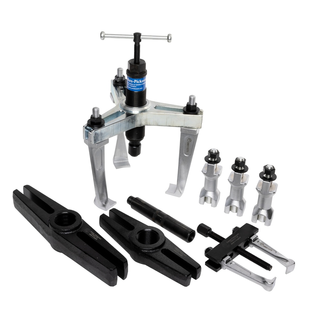186544 Thin Jaw Hydraulic Puller Kit Twin/Triple Leg (10-225mm)