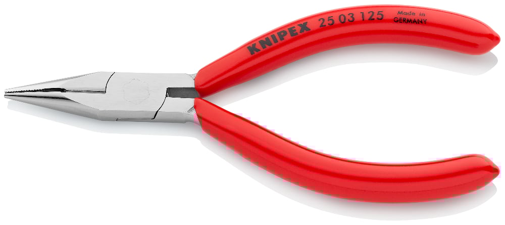 KNIPEX CHAIN NOSE SIDE PLIER 125MM (AF)