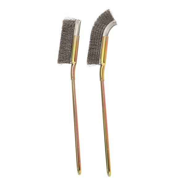 [180-301001] 301001 Steel Bristles Cleaning Brush Set 2 Pc
