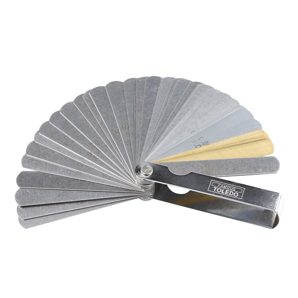 [180-301155] 301155 Feeler Gauge - Straight 38 Blade Metric/Imperial 0.038-0.889mm (0.0015”-0.035”)
