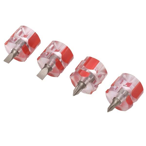 [180-301163] 301163 Screwdriver Set, Stubby Phillips & Slotted, 4 Pc.