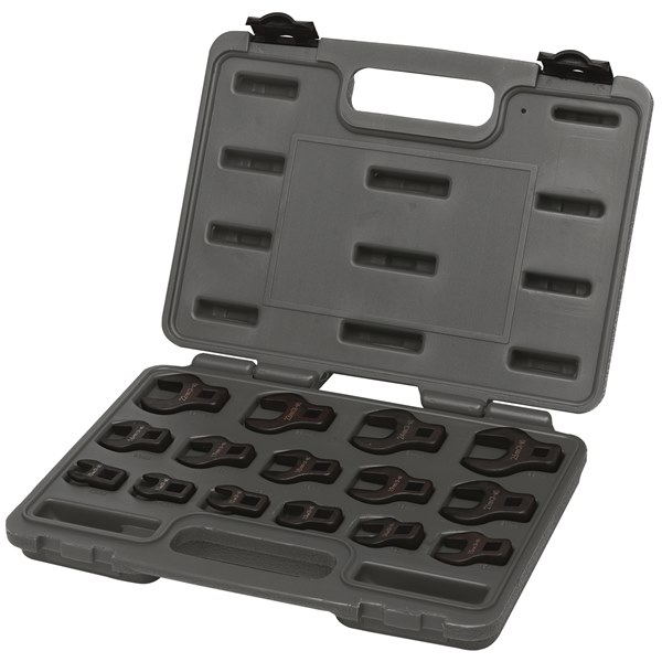 301191 Crowfoot Wrench Set 3/8" - Metric (10 - 26mm) 15 Pc