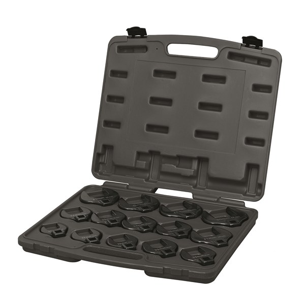 301465 Crowfoot Wrench Set 1/2" - Metric (27 - 50mm) 14 Pc