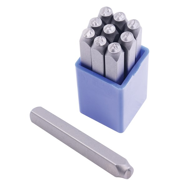 [180-301618] 301618 Number Punch Set - 8mm (5/16")
