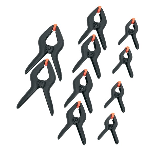 [180-301656] 301656 Spring Clamp Set - 10 Pc.
