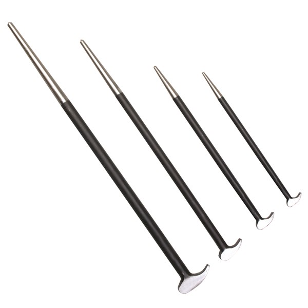 [180-301673] 301673 Pry Bar Set - Rolled Head 4 Pc.