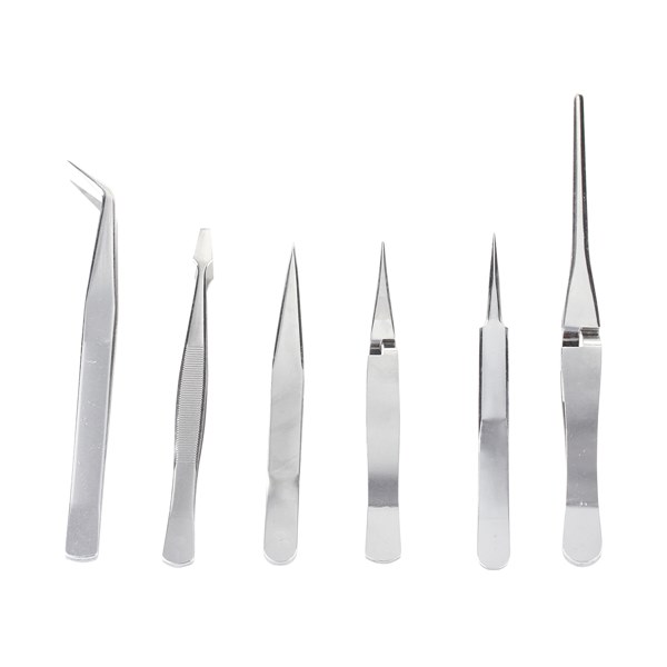 [180-301678] 301678 Tweezer Set - 6 Pc