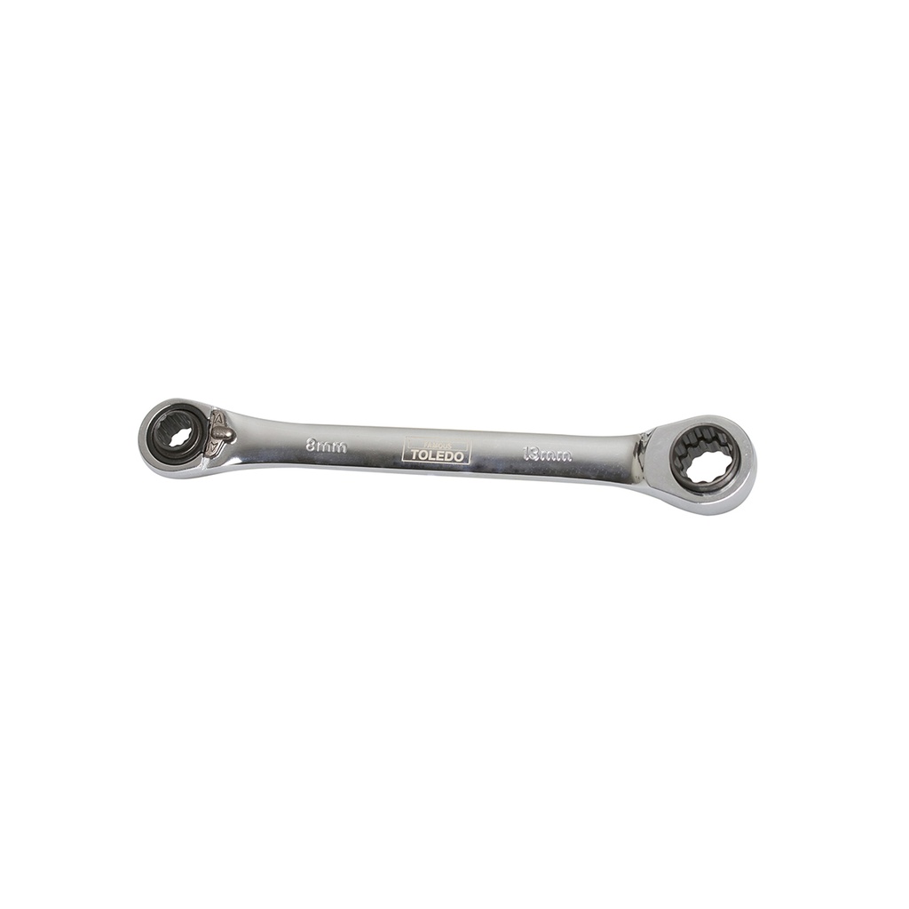 [180-301811] 301811 Ratchet Wrench, Dual Head - Metric 8, 10, 12, 13 (mm)