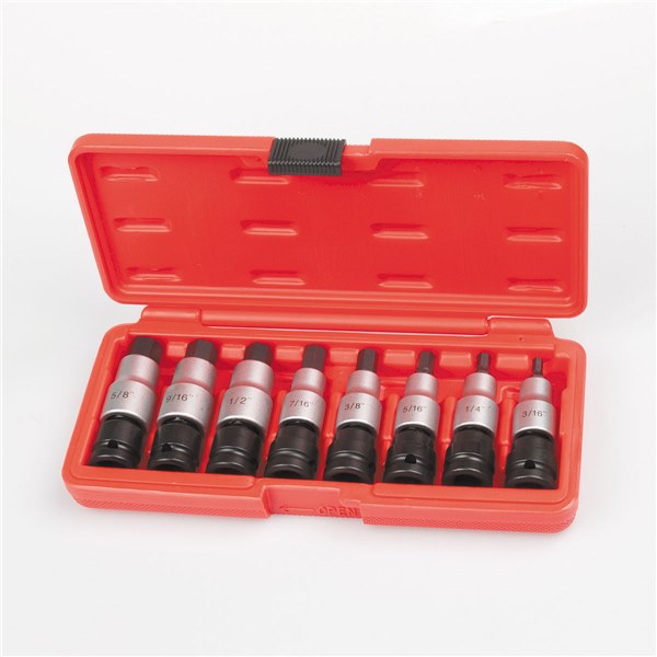 301848 Universal Joint Socket Set (1/2” Sq. Dr.) SAE Hex 3/16"-5/8" 8 Pc.
