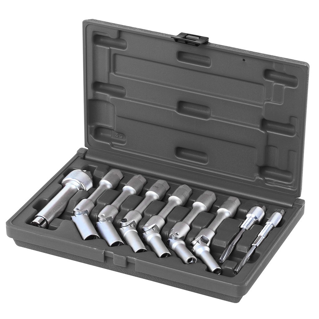 304044 Glow Plug Socket Sets Universal Jointed 9 Pc