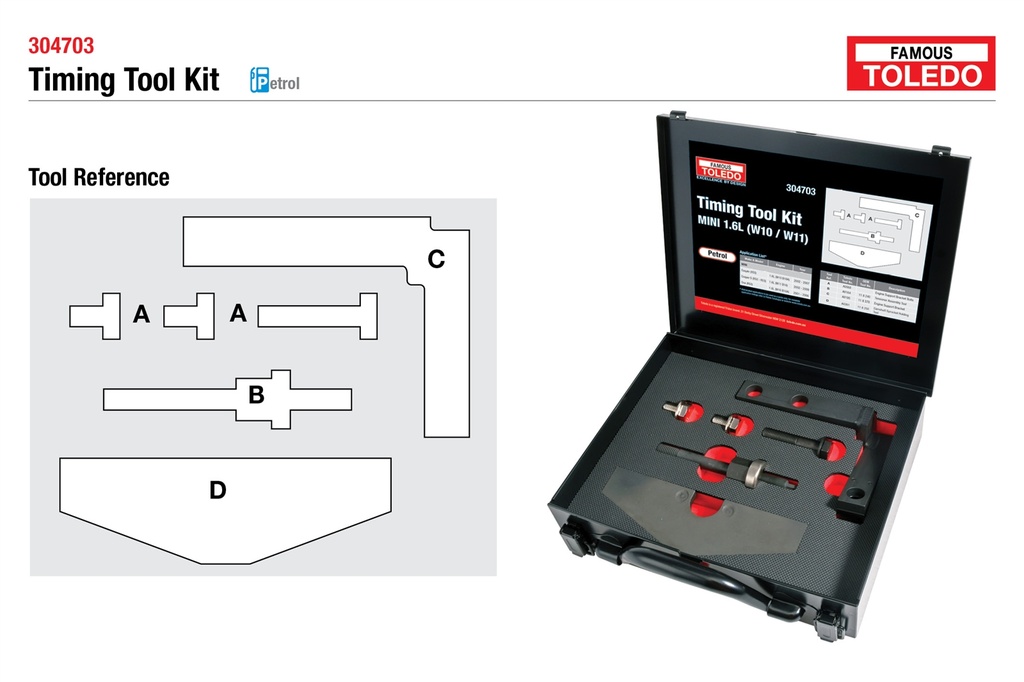 [180-304703] 304703 Toledo Timing Tool Kit - MINI