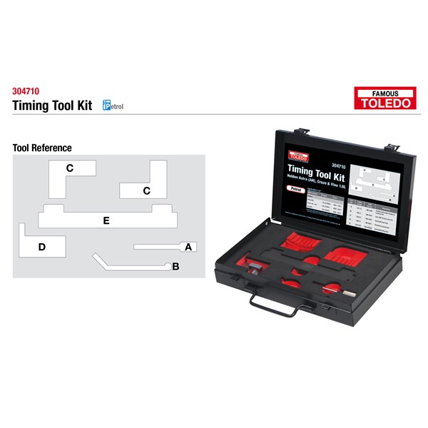 [180-304710] 304710 Toledo Timing Tool Kit - Holden (GM)