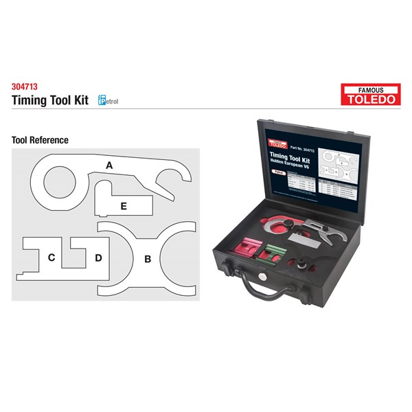 304713 Toledo Timing Tool Kit - Holden (GM)