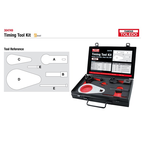 304749 Toledo Camshaft Locking Kit - Holden (GM)