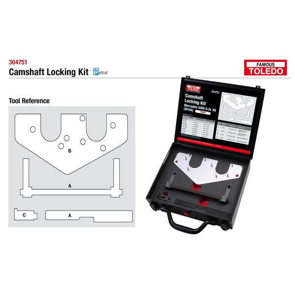 [180-304751] 304751 Toledo Timing Tool Kit - Mercedes