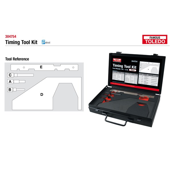304754 Toledo Timing Tool Kit - Ford & Mazda