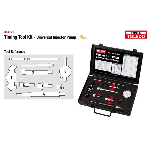 [180-304771] 304771 Toledo Timing Tool Kit - Universal