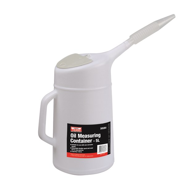 305264 Oil Measuring Container Clip Lid - 5L