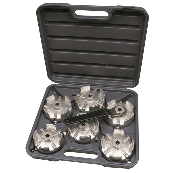 [180-305990] 305990 Oil Filter Cup Wrench Set - Truck 6 Piece