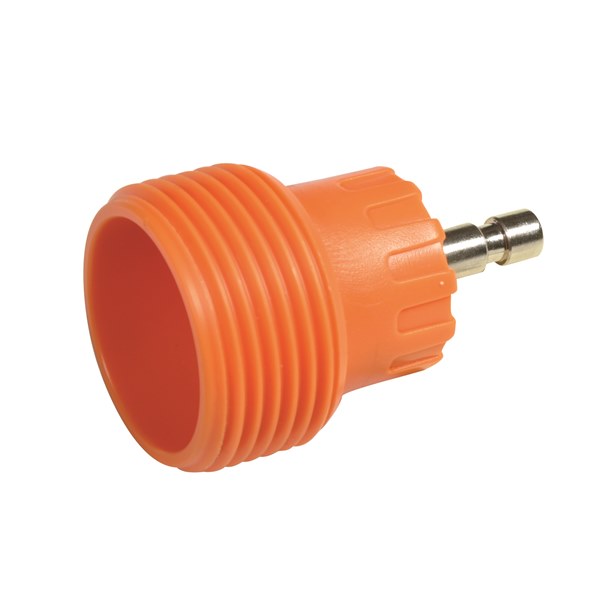 308354 Radiator Cap Pressure Tester Adaptor - Orange M45 Screw