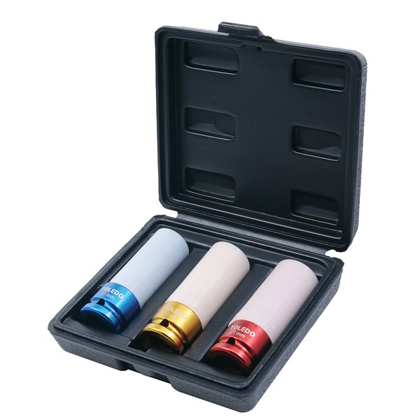 309300 Wheel Nut Socket Set - Metric 3 Pc.
