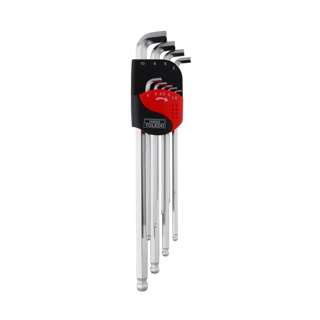 [180-320991] TOLEDO HEX KEY BALL POINT STUBBY METRIC