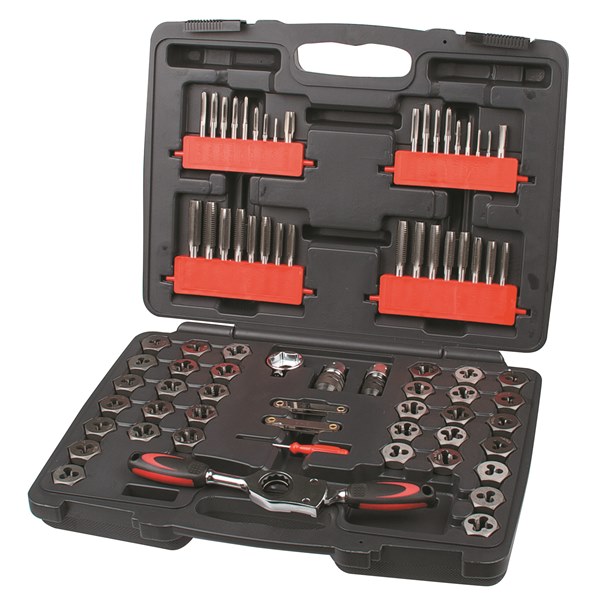 [180-321050] 321050 Tap & Die Ratchet Handle Set - Master 75 Pc