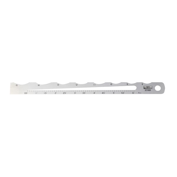 [180-321069] 321069 Radius Scale - 8-15mm