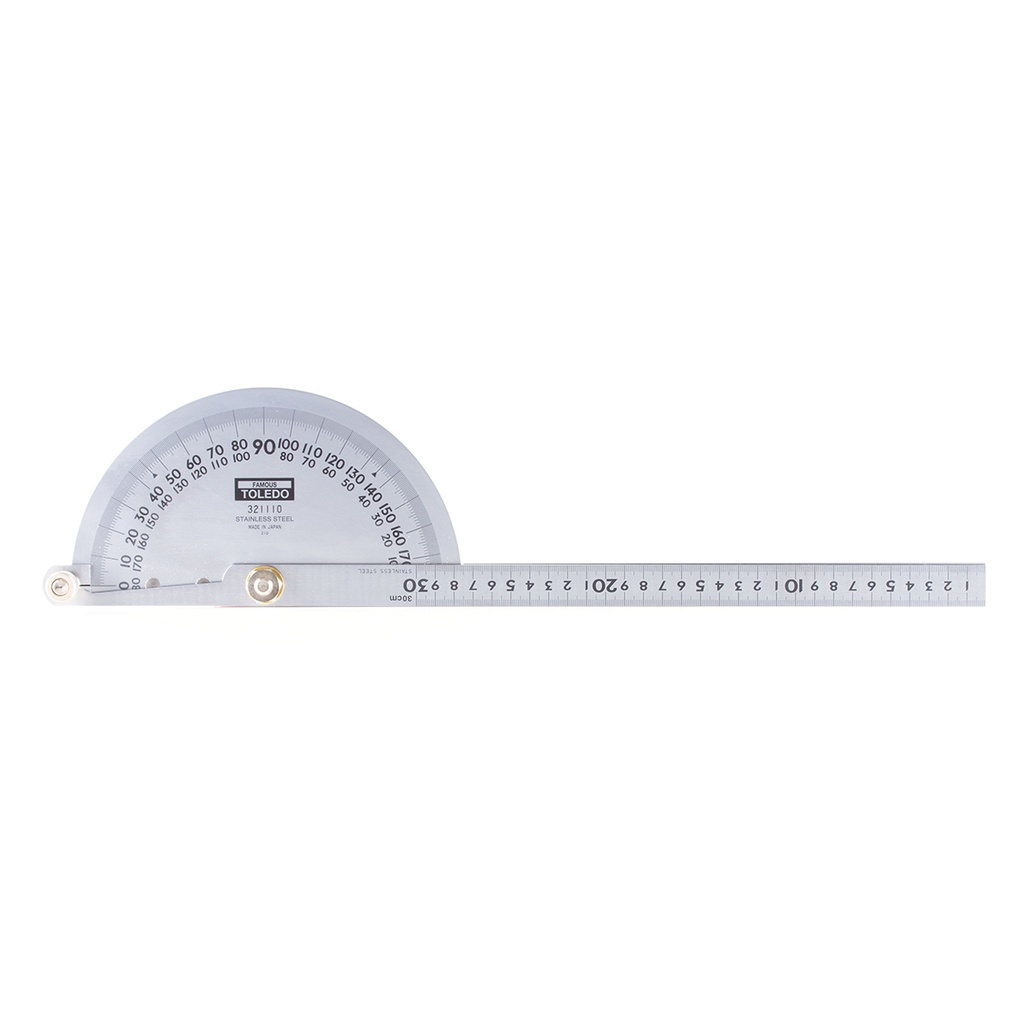 [180-321110] TOLEDO PROTRACTOR 180DEG 300MM
