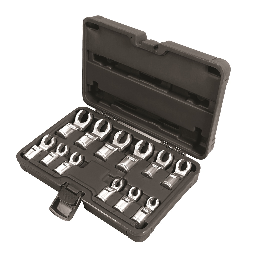 321265 Crowfoot Wrench Set 3/8" - Metric Flared (8 - 19mm) 12 PC