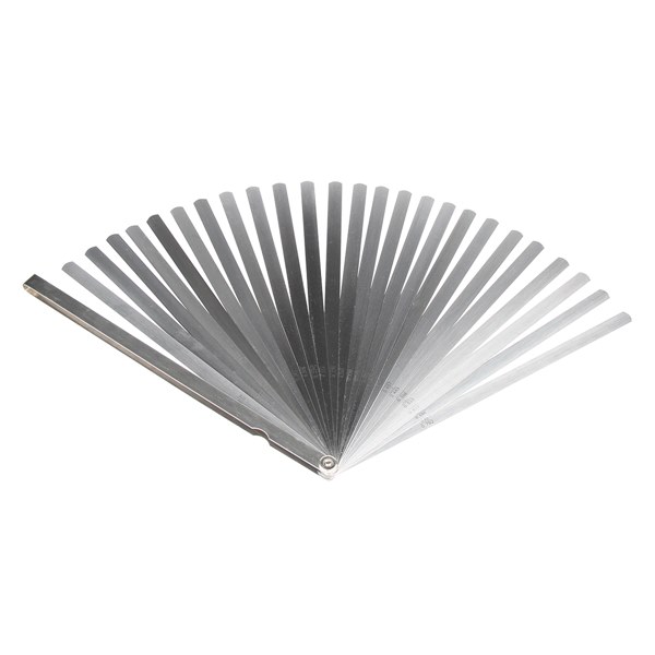 [180-321669] 321669 FEELER GAUGE - STRAIGHT 25 BLADE METRIC/IMPERIAL 0.038 - 1.016MM (0.0015-0.040")