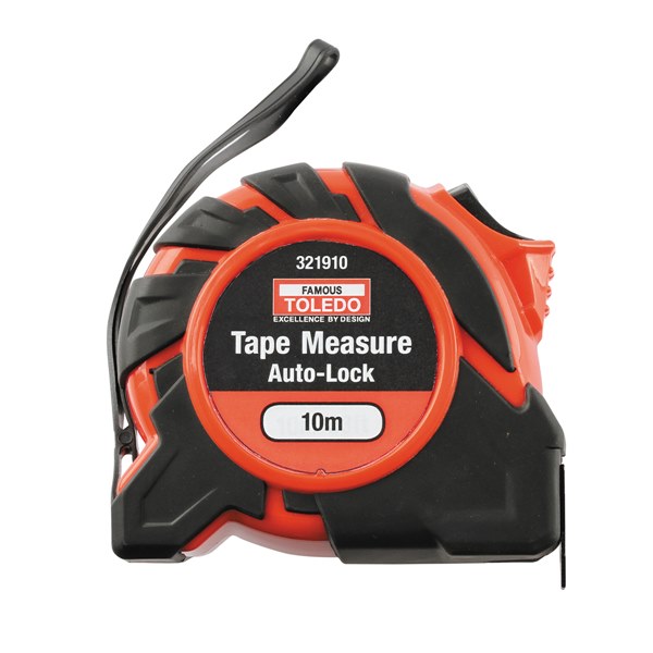 [180-321910] 321910 Tape Measure Metric 10 Metre Double Sided - Auto Lock