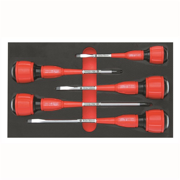 [180-321985] 321985 Strike-Thru Screwdriver Set 5 Pc